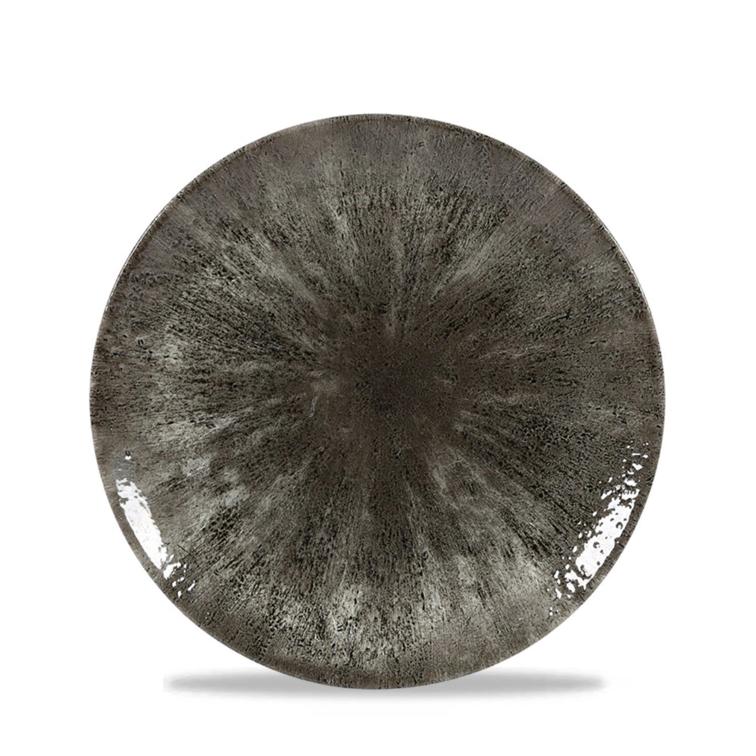 S.P. Stone Quartz Black Coupe Teller flach 21.7cm