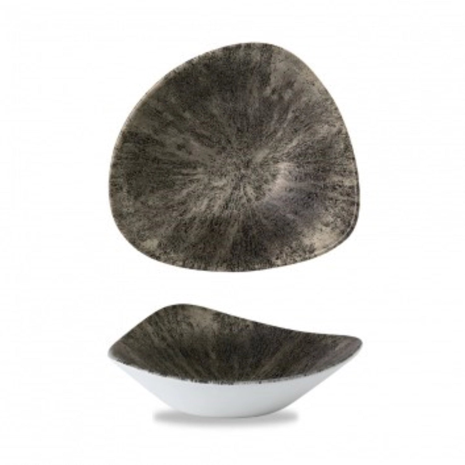 S.P. Stone Quartz Black Triangel Schüssel 23.5cm