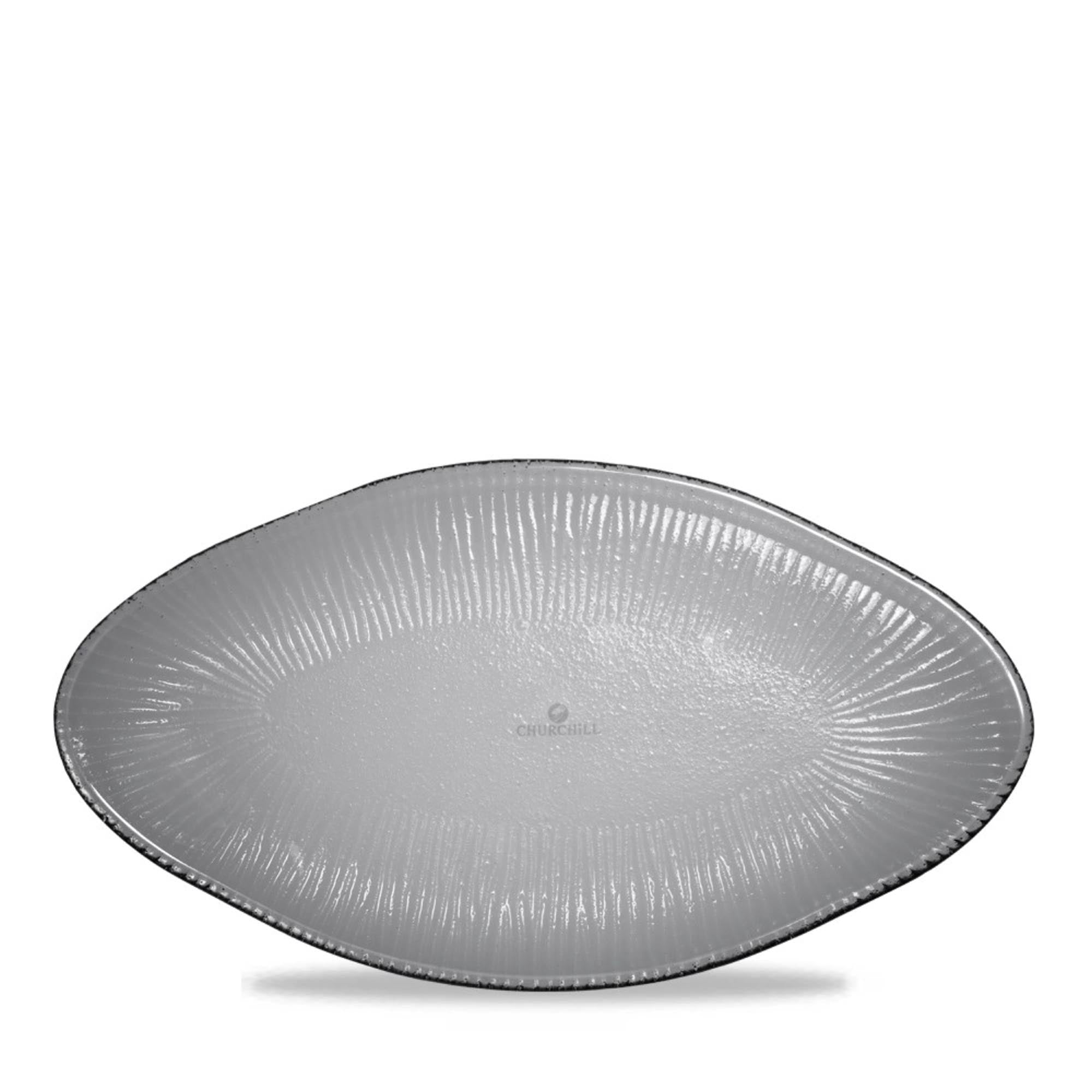 Elegante, hitzebeständige Glasschale (16.2x29.5cm) von Churchill, ideal für Salate und Obst, symbolisiert Naturverbundenheit.