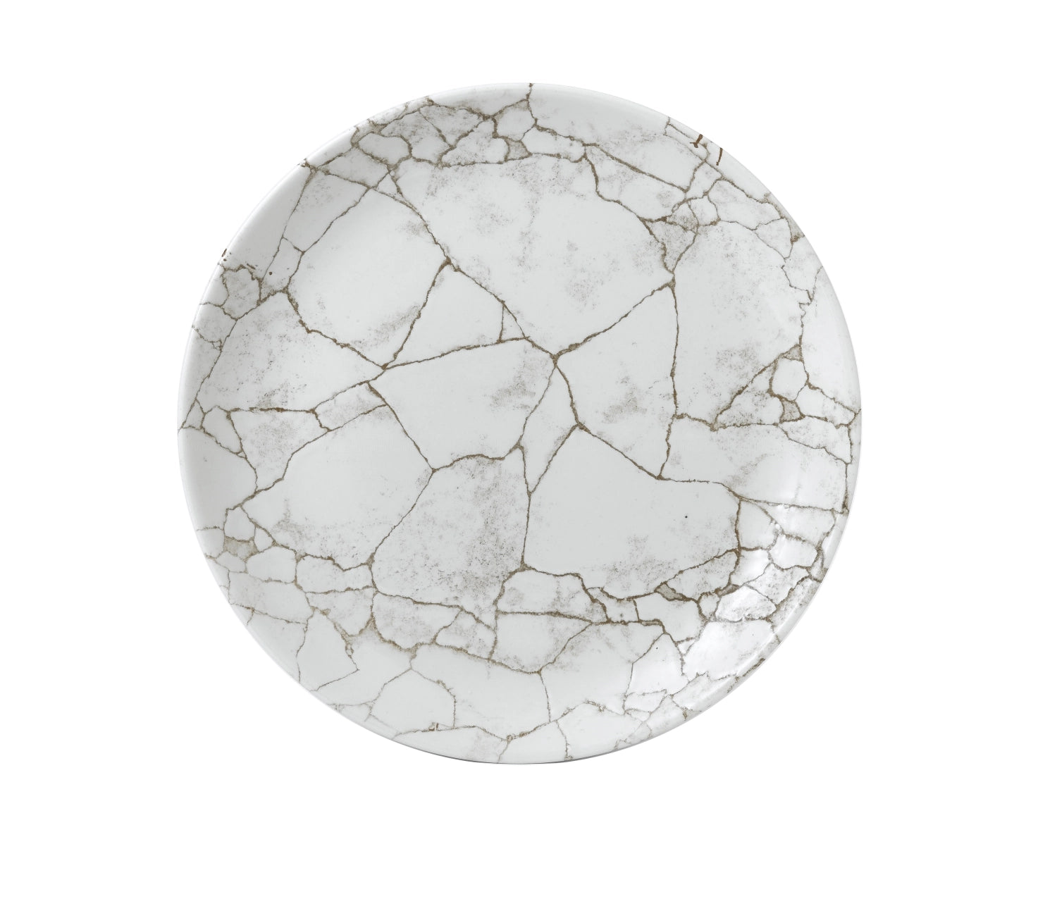 S.PPiatto piano Kintsugi Agate Grey Coupe 21,7 cm