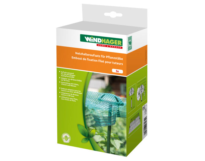 WINDHAGER Netzhalteraufsatz für Pfalnzenstäbe in  präsentiert im Onlineshop von KAQTU Design AG. Gartenpflege ist von WINDHAGER