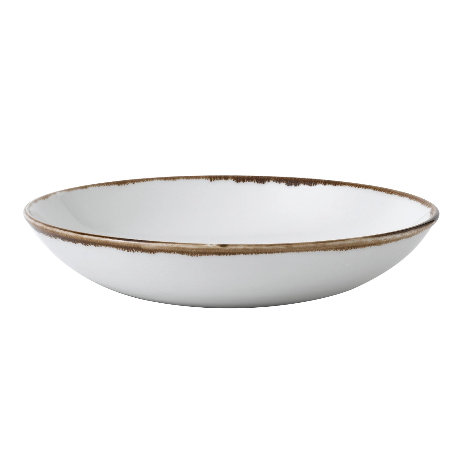 Tiefer Coupe Teller aus der Harvest Natural Kollektion von Churchill, 24.8 cm Durchmesser, ideal für stilvolle Servierungen.