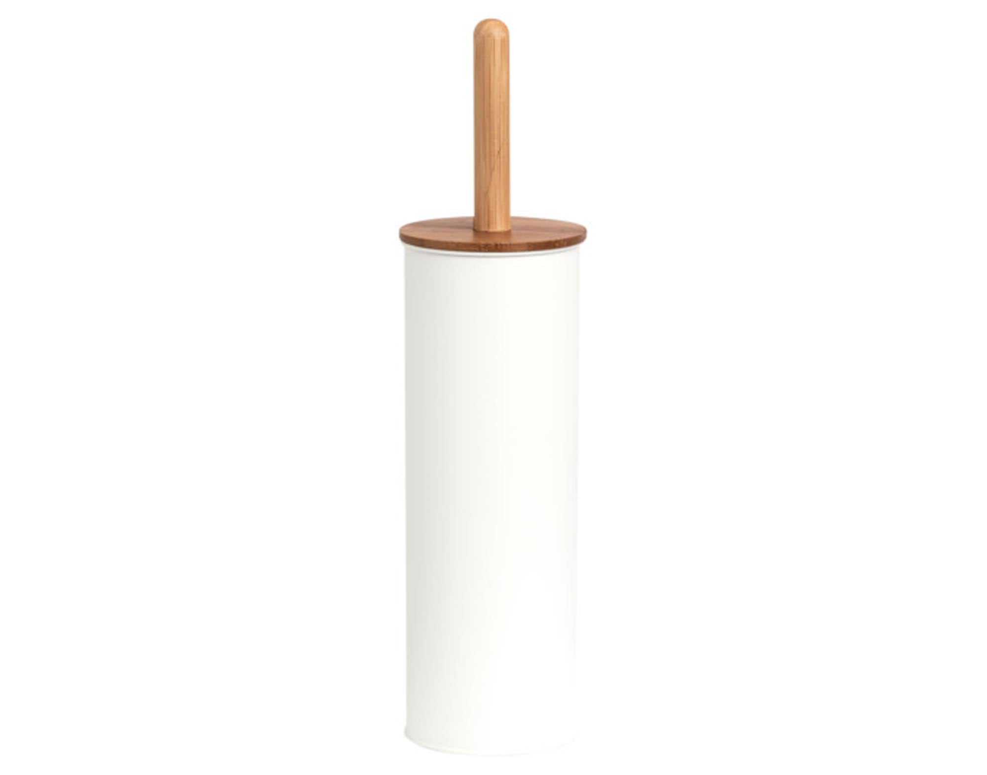 Entdecken Sie die ZELLER WC-Bürstengarnitur Bamboo Metall in Weiß. Stilvolles Design, langlebige Materialien und hygienische Reinigung für Ihr modernes Badezimmer.