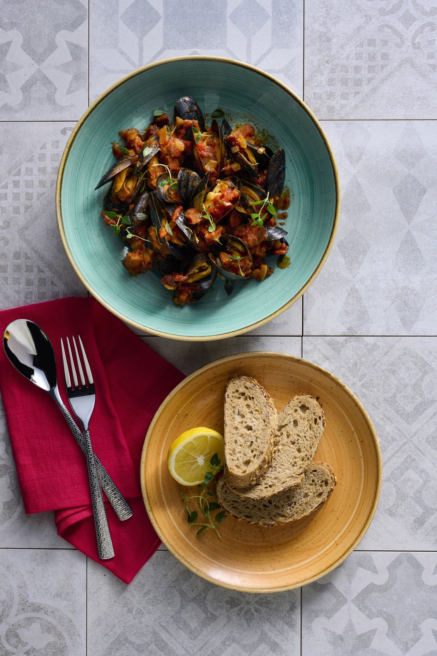 Stonecast Mint Coupe Plate Flat 26cm