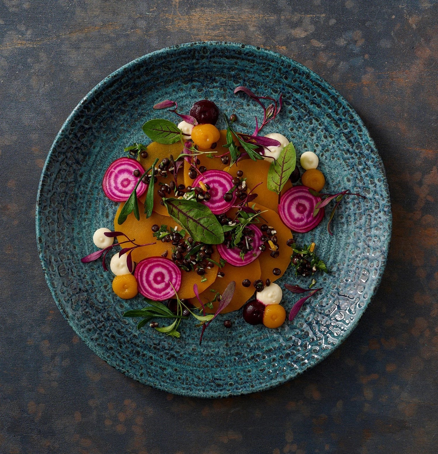 Piastra coupé marina Chroma HomeSpun Flat 26 cm