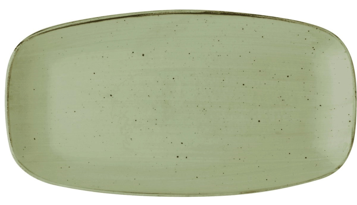 Stonecast Sage Green Chefs Oblong Platte 35.5x18,9 cm