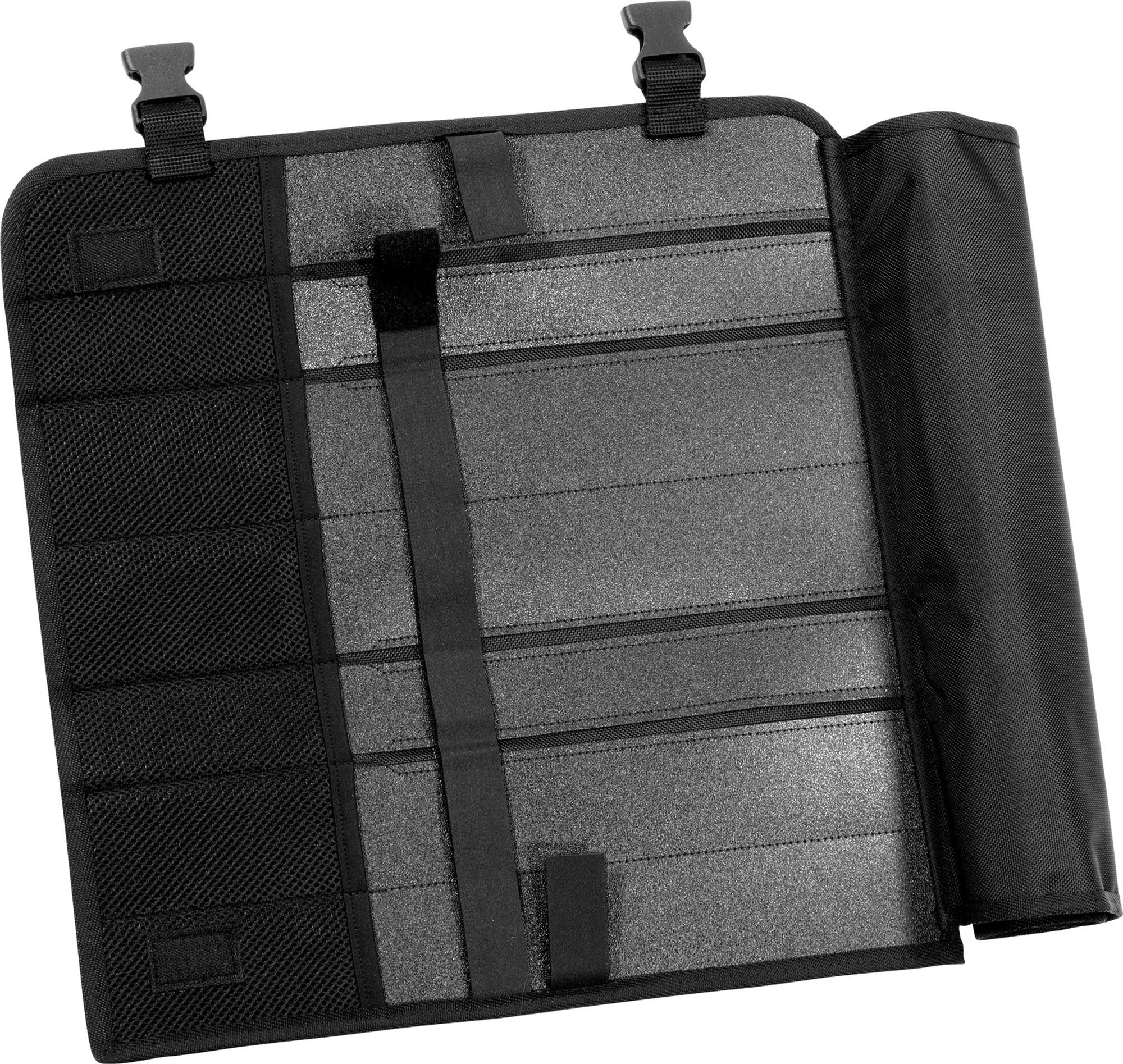 Zwilling Messertasche, mittelgross, 45.5x15 cm, 7 Fächer, ideal für sicheren Transport und Aufbewahrung von Küchenmessern.