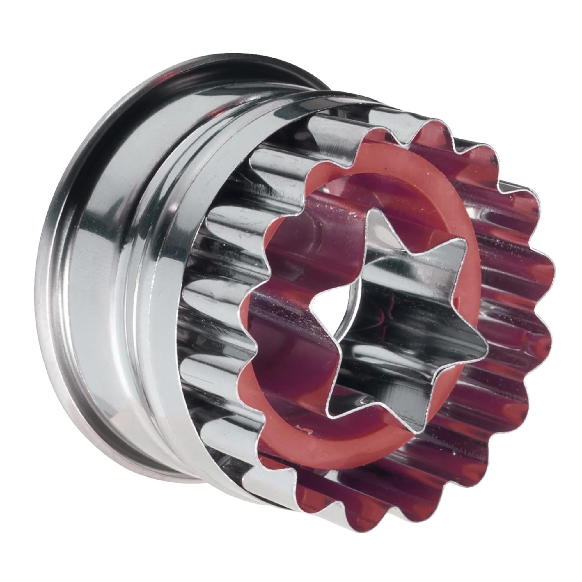 Entdecken Sie die Linzer-Ausstechform Stern von Westmark (5 cm) – ideal für festliche Plätzchen, langlebig aus Edelstahl, mit ergonomischem Griff.