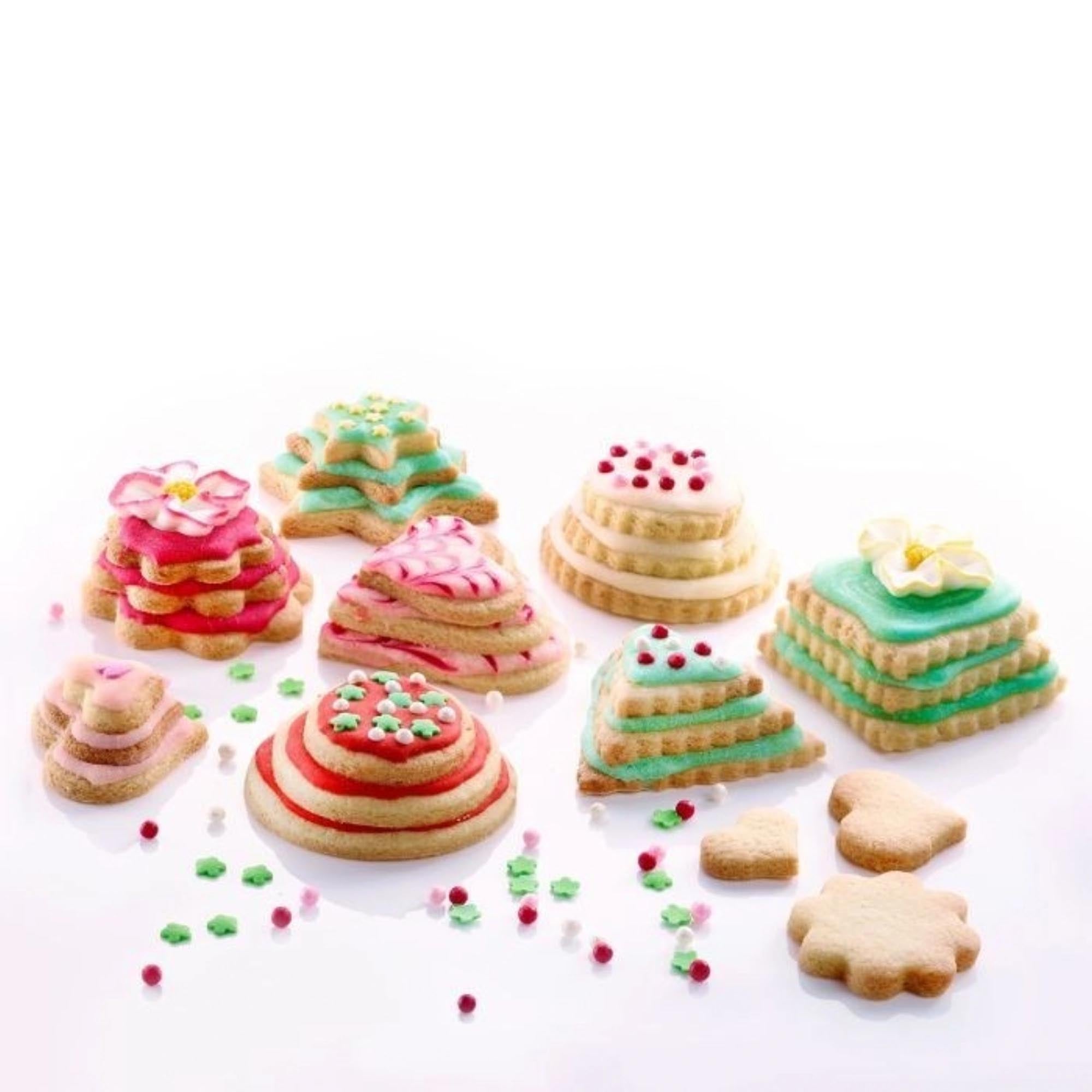 Set mit 3 runden Ausstechformen (4, 5, 6 cm) von Westmark, perfekt für Terrassenkekse und exaktes Ausstechen beim Backen.