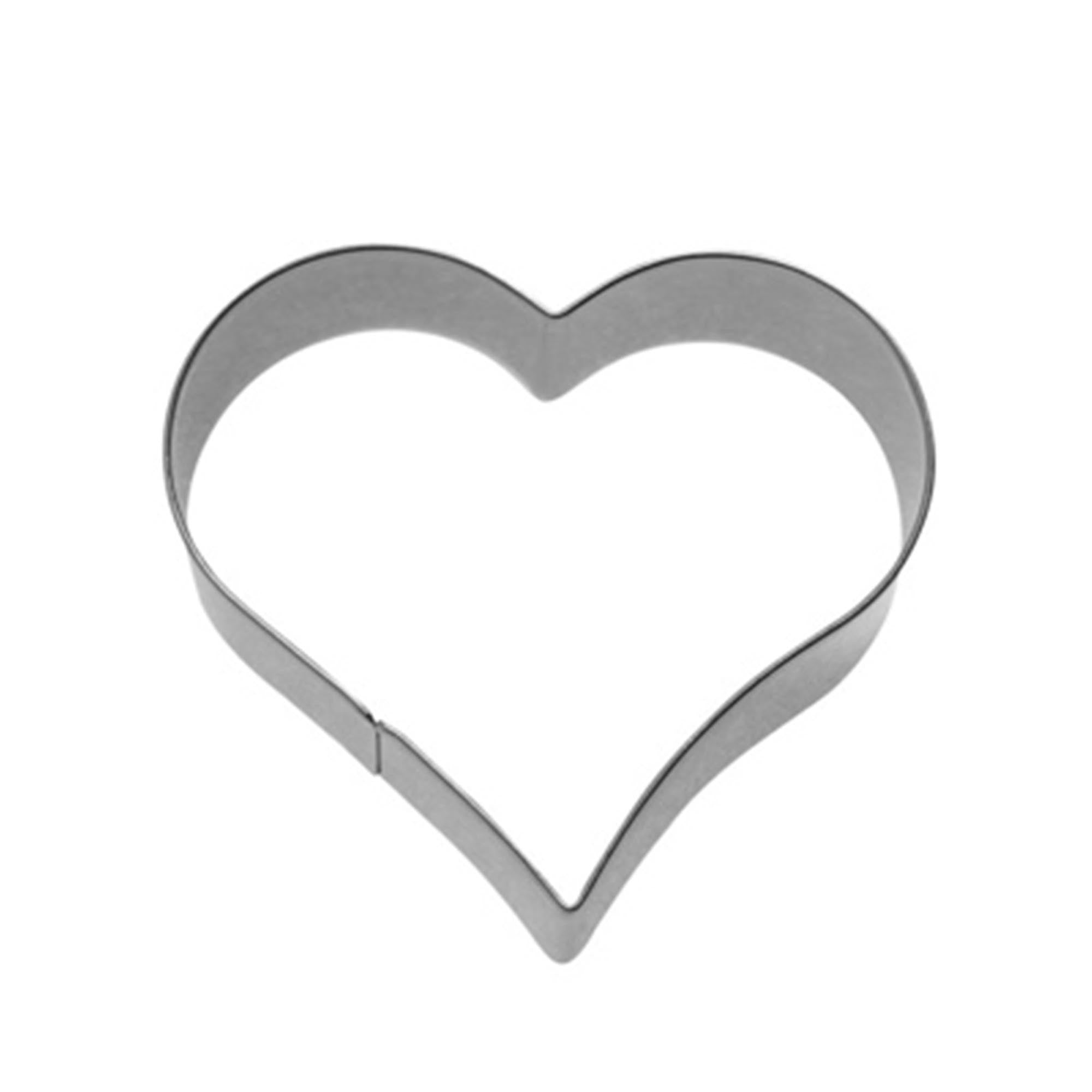 Set aus 3 Herz-Ausstechformen (4,5,6 cm) aus Edelstahl von Westmark, ideal für Plätzchen und Dekorationen.