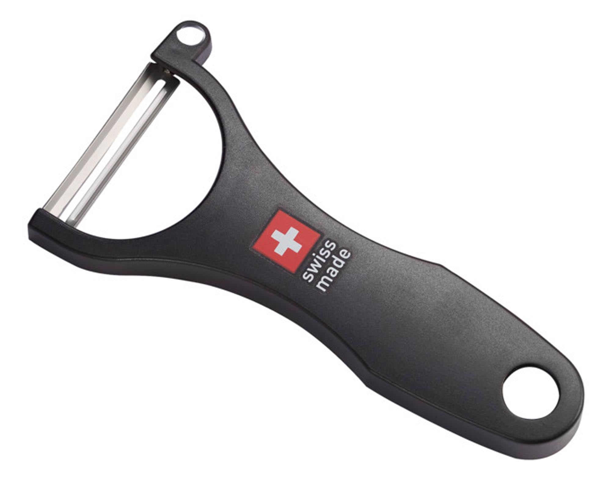 Entdecke den KISAG Spargelschäler Schweizerkreuz: ergonomisch, scharf, rostfrei. Ideal für Hobbyköche und Profis. Perfekt für Spargelgerichte!