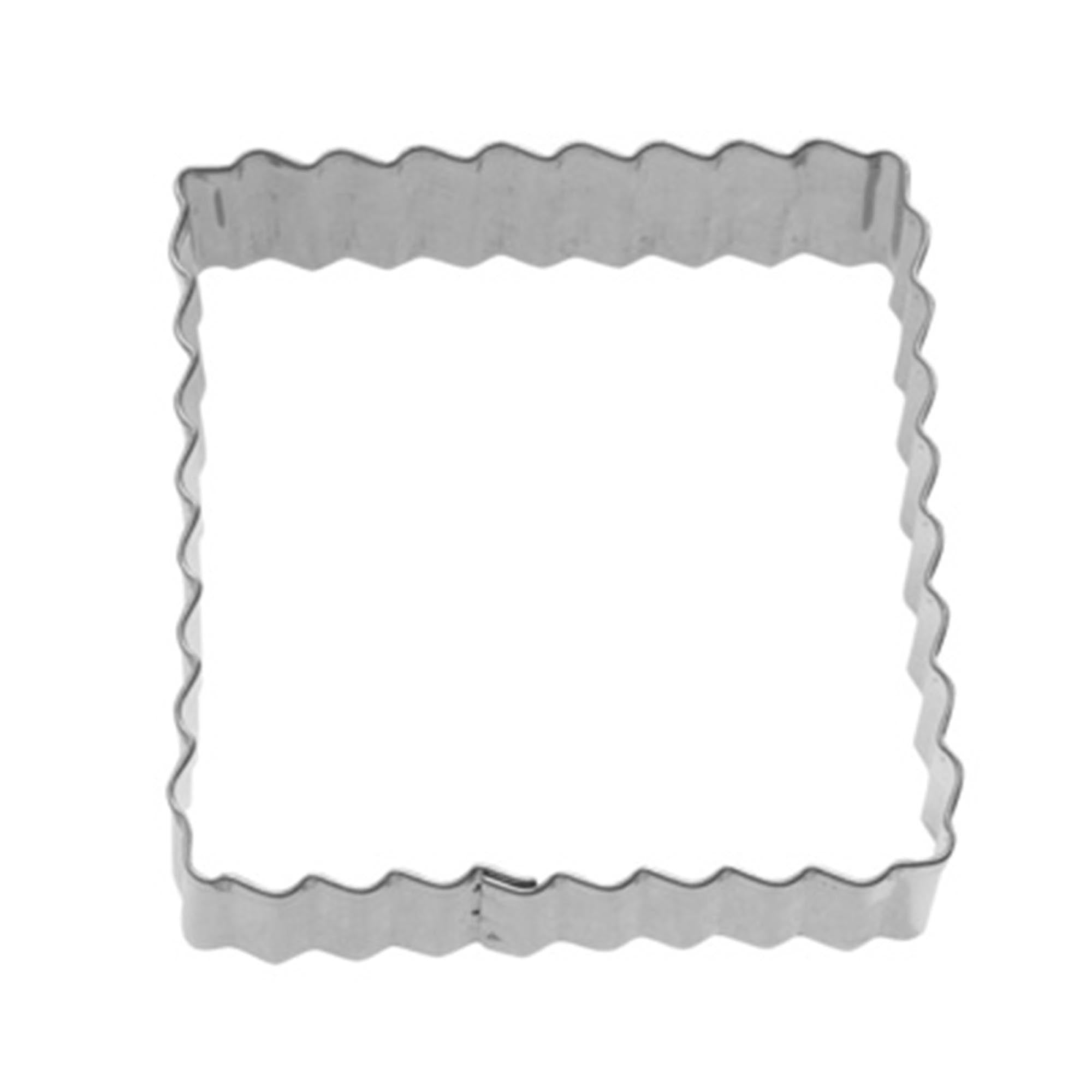 Set aus 3 gewellten quadratischen Ausstechformen (4, 5, 6 cm) von Westmark, ideal für kreative Backideen und Dekorationen.