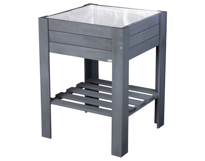 WAGNER SYSTEM Hochbeet Greenbox quadratisch 535x535x700 mm anthrazit in präsentiert im Onlineshop von KAQTU Design AG. Balkonkiste ist von WAGNER