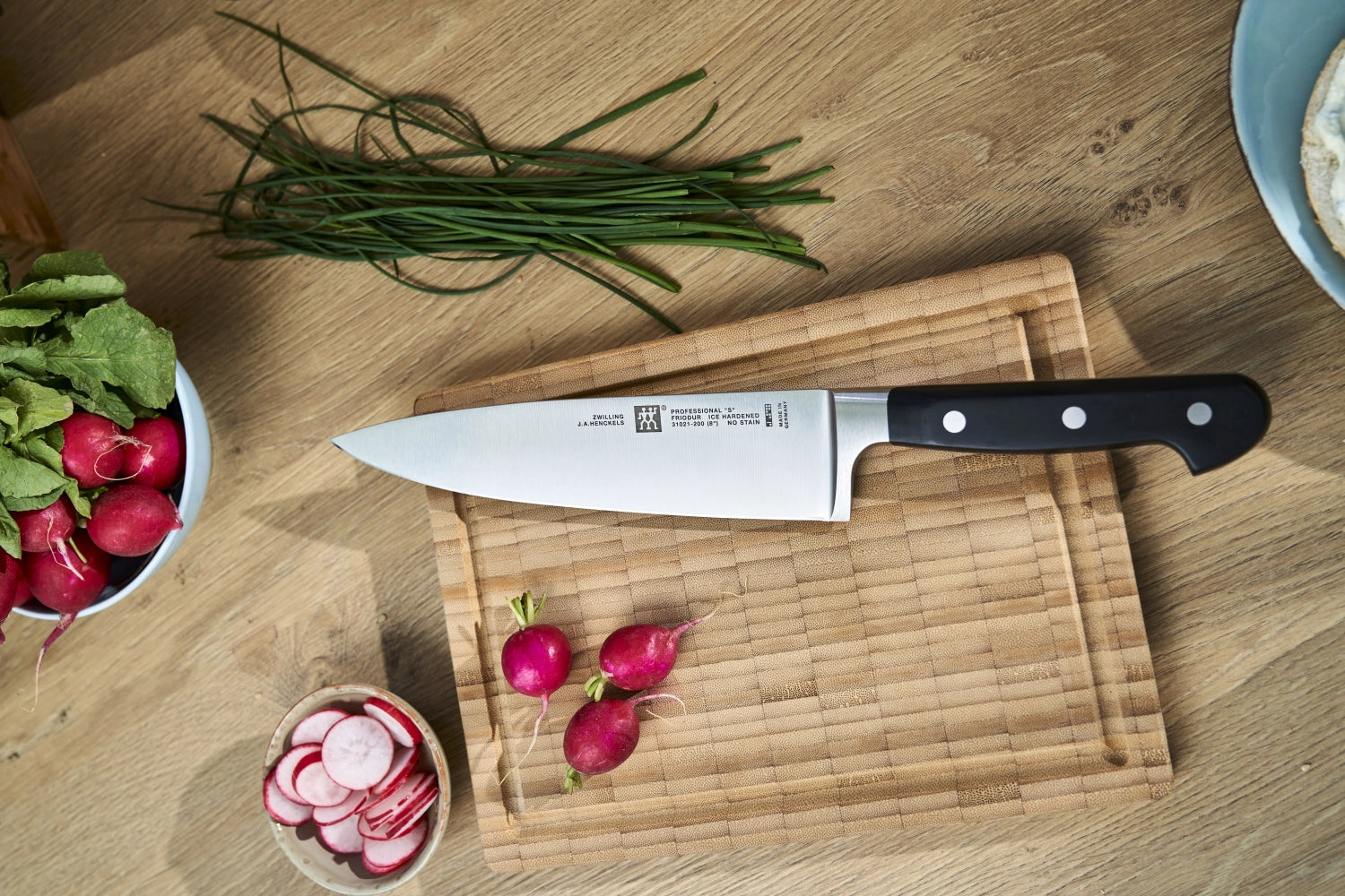 Ensemble de couteaux "S" professionnel, 3-PC. (Spick/Meat/Chef's Knife