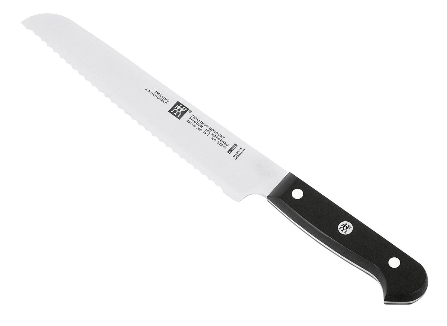 Entdecken Sie das ZWILLING Gourmet Brotmesser (200 mm) – präzise Schnitte, ergonomisches Design und langlebige FRIODUR Klinge für Ihre Küche.
