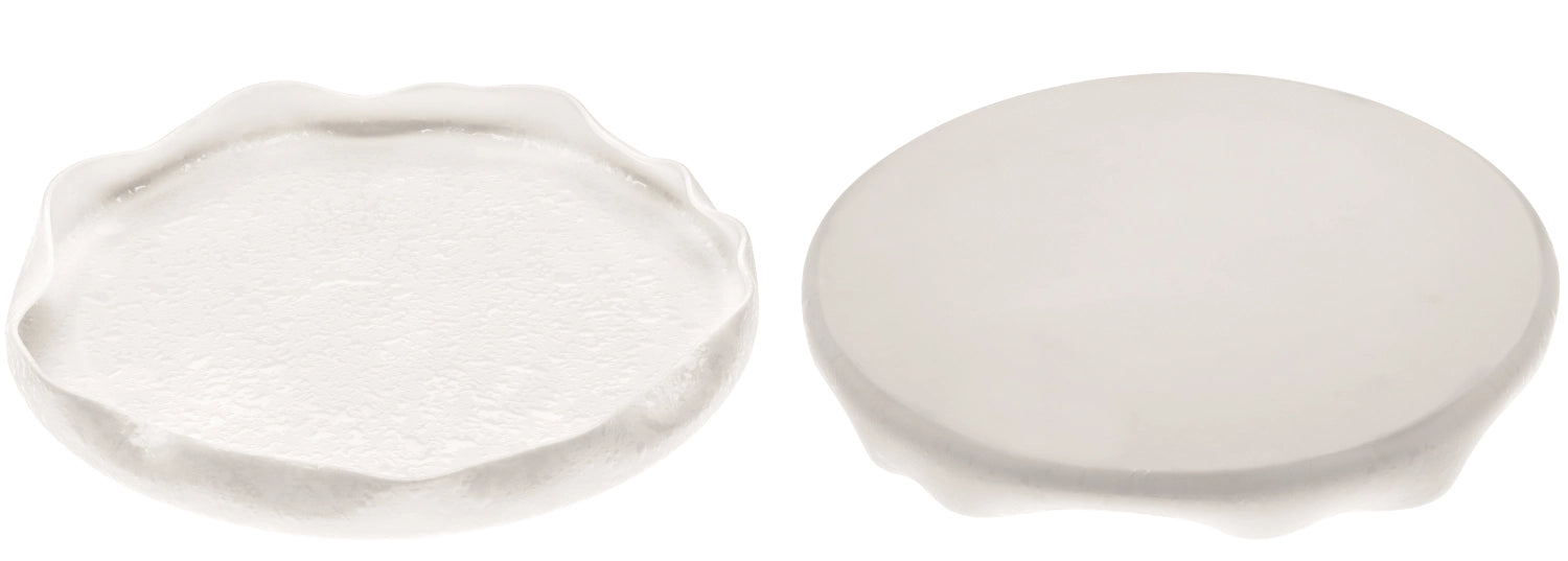 Diva 29 Gourmet Schale nieder zweiseitig 29cm H2.5cm in Weiss präsentiert im Onlineshop von KAQTU Design AG. Schale ist von Royale