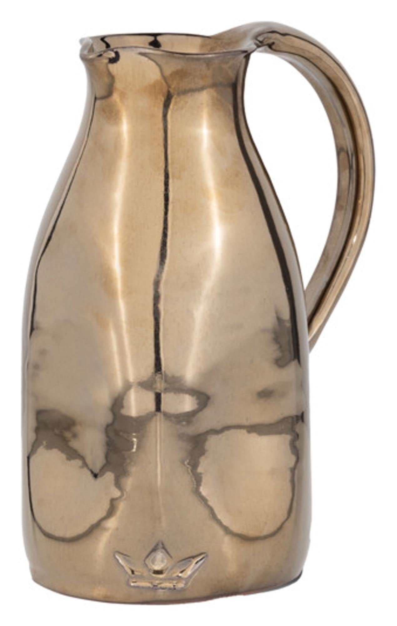 DUTCHDELUXES Krug weiss ø 13.5x24 cm in präsentiert im Onlineshop von KAQTU Design AG. Kanne ist von DUTCHDELUXES