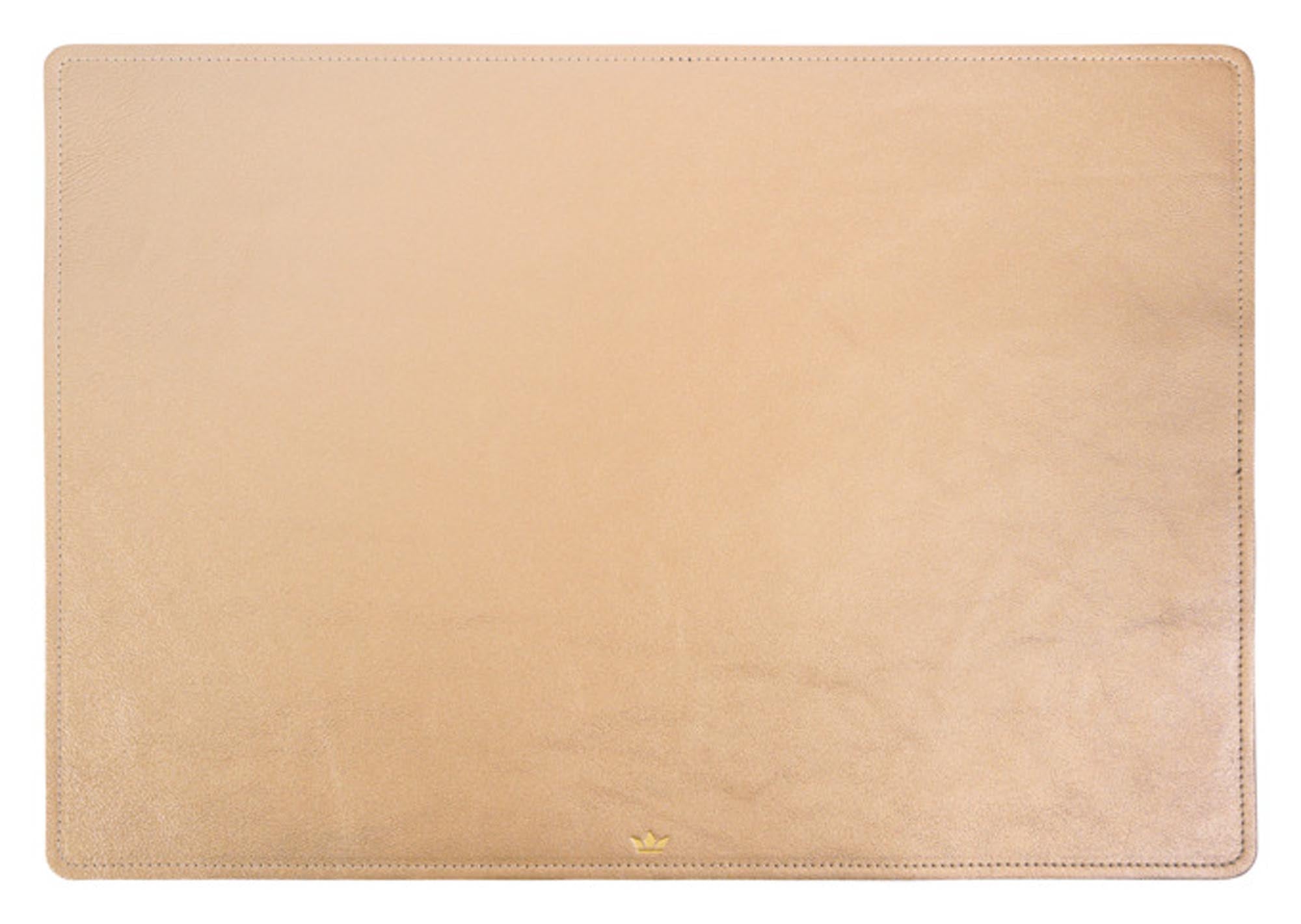 Elegantes DUTCHDELUXES Tischset aus hochwertigem Leder in vintage pearly rose (48x33 cm) – stilvoll, pflegeleicht und schützend für jeden Tisch.