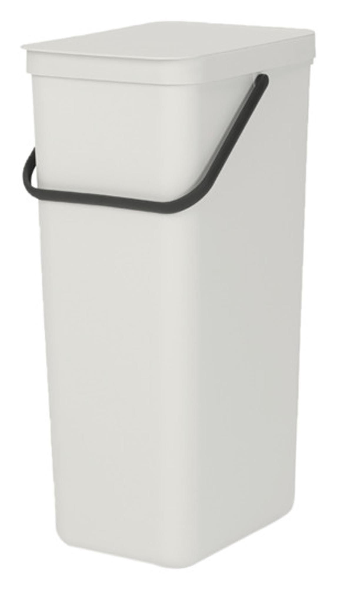Der BRABANTIA Abfallbehälter Sort&Go 40 l in light grey bietet umweltbewusste Mülltrennung, modernes Design und hohe Funktionalität für Haushalte und Büros.