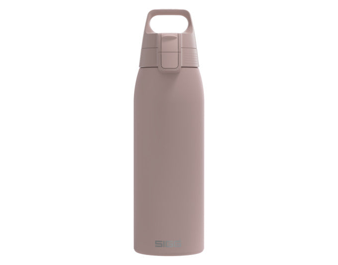 SIGG Bottle Shield One 1L: Leichtes Aluminium, zitroniges Design, BPA-frei, isoliert, kratzfest, ideal für Sport & Freizeit.
