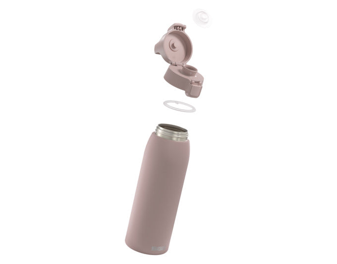 Entdecken Sie die SIGG Trinkflasche Bottle Shield One Dusk 1L: Robuster Edelstahl, hygienisch, nachhaltig und perfekt für unterwegs. Ideal für umweltbewusste Genießer!