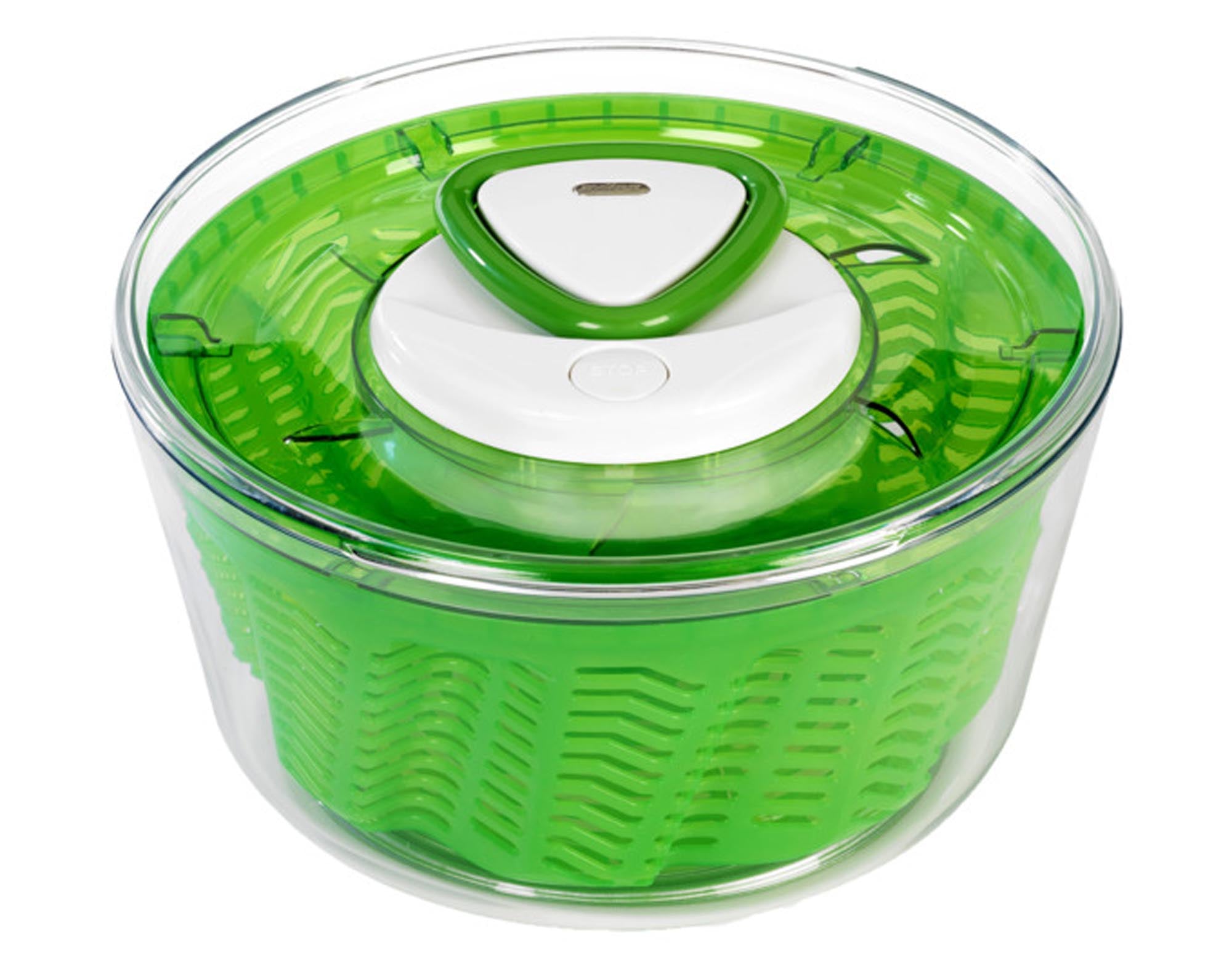 Die ZYLISS Salatschleuder Easy Spin 2 (ø 20 cm) trocknet Salat effizient und schonend. BPA-frei, leicht zu reinigen, ergonomisch und vielseitig.