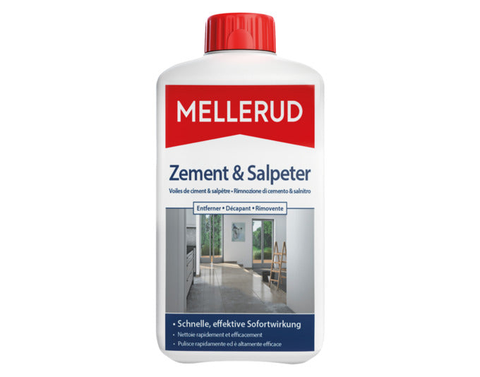 MELLERUD Zement und Salpeter Entferner 1.0 l in präsentiert im Onlineshop von KAQTU Design AG. Reinigungsmittel ist von MELLERUD