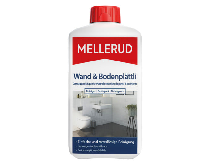 MELLERUD Wand und Bodenplättli Reiniger 1.0 l in präsentiert im Onlineshop von KAQTU Design AG. Reinigungsmittel ist von MELLERUD