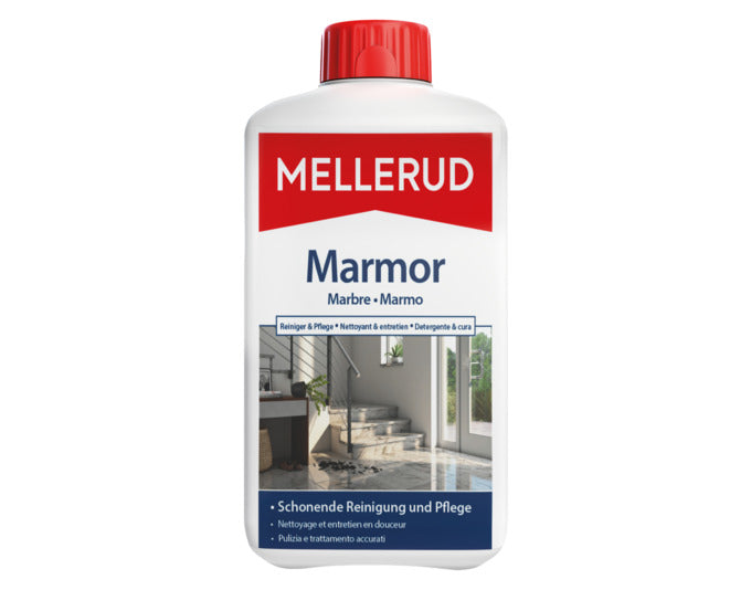 MELLERUD Marmor Reiniger und Pflege 1.0 l in präsentiert im Onlineshop von KAQTU Design AG. Reinigungsmittel ist von MELLERUD