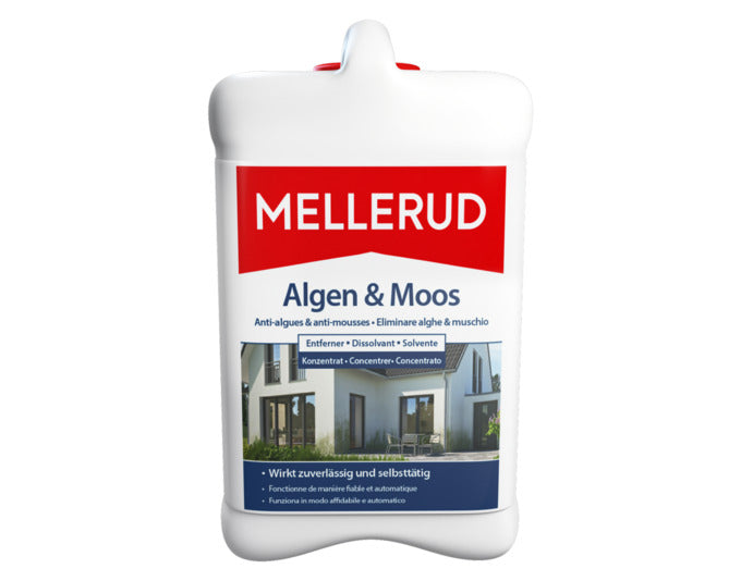 MELLERUD Algen und Moos Entferner 2.5 l in präsentiert im Onlineshop von KAQTU Design AG. Reinigungsmittel ist von MELLERUD