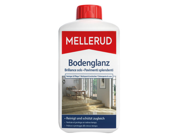 MELLERUD Bodenglanz Reiniger und Pflege 1.0 l in präsentiert im Onlineshop von KAQTU Design AG. Reinigungsmittel ist von MELLERUD