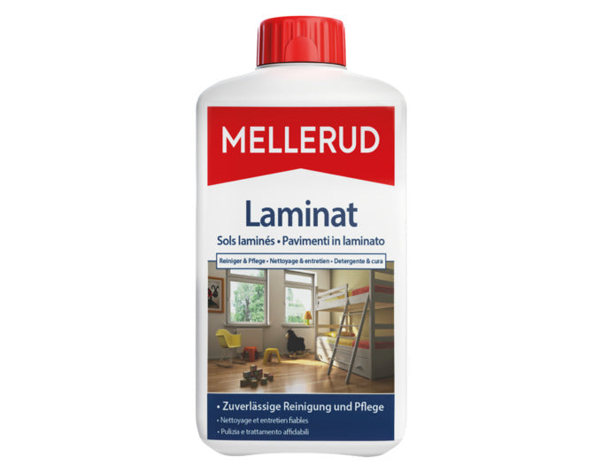 MELLERUD Laminat Reiniger und Pflege 1.0 l in präsentiert im Onlineshop von KAQTU Design AG. Reinigungsmittel ist von MELLERUD