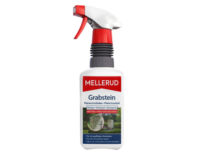 MELLERUD Grabstein Reiniger chlorhaltig 0.5 l in präsentiert im Onlineshop von KAQTU Design AG. Reinigungsmittel ist von MELLERUD