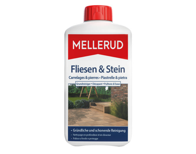 MELLERUD Fliesen und Stein Grundreiniger 1.0 l in präsentiert im Onlineshop von KAQTU Design AG. Reinigungsmittel ist von MELLERUD