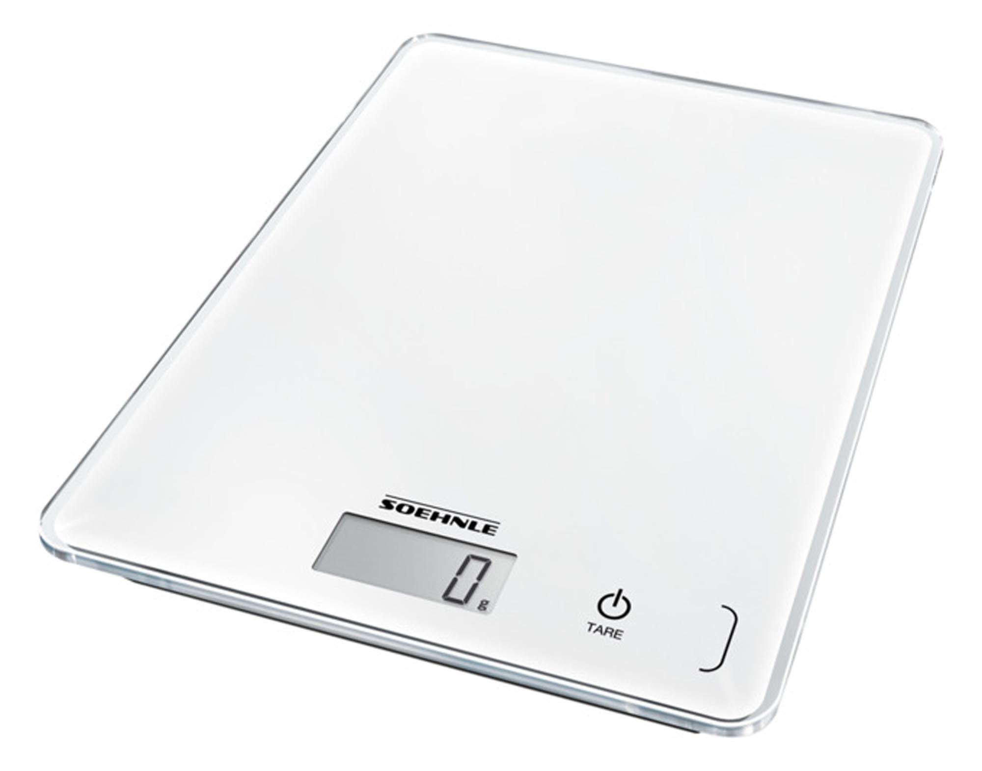 Entdecken Sie die SOEHNLE Küchenwaage Page Compact 300 5 kg – präzise, kompakt und stilvoll. Ideal für Backen und Kochen, mit LCD-Anzeige und Zuwiegefunktion.