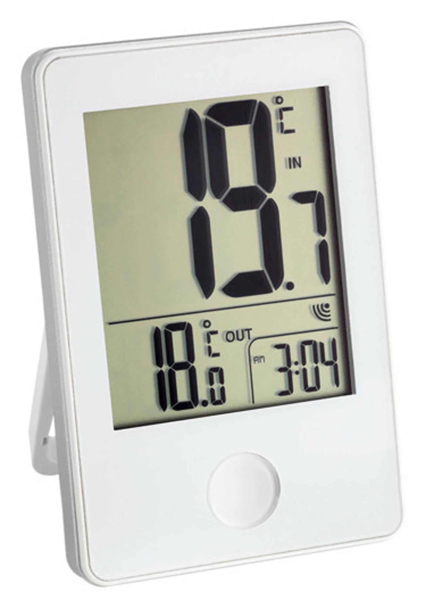 Entdecken Sie das TFA Funk-Thermometer Pop: präzise Temperaturmessung, kabellose Technologie, modernes Design für Innen- und Außenbereich.