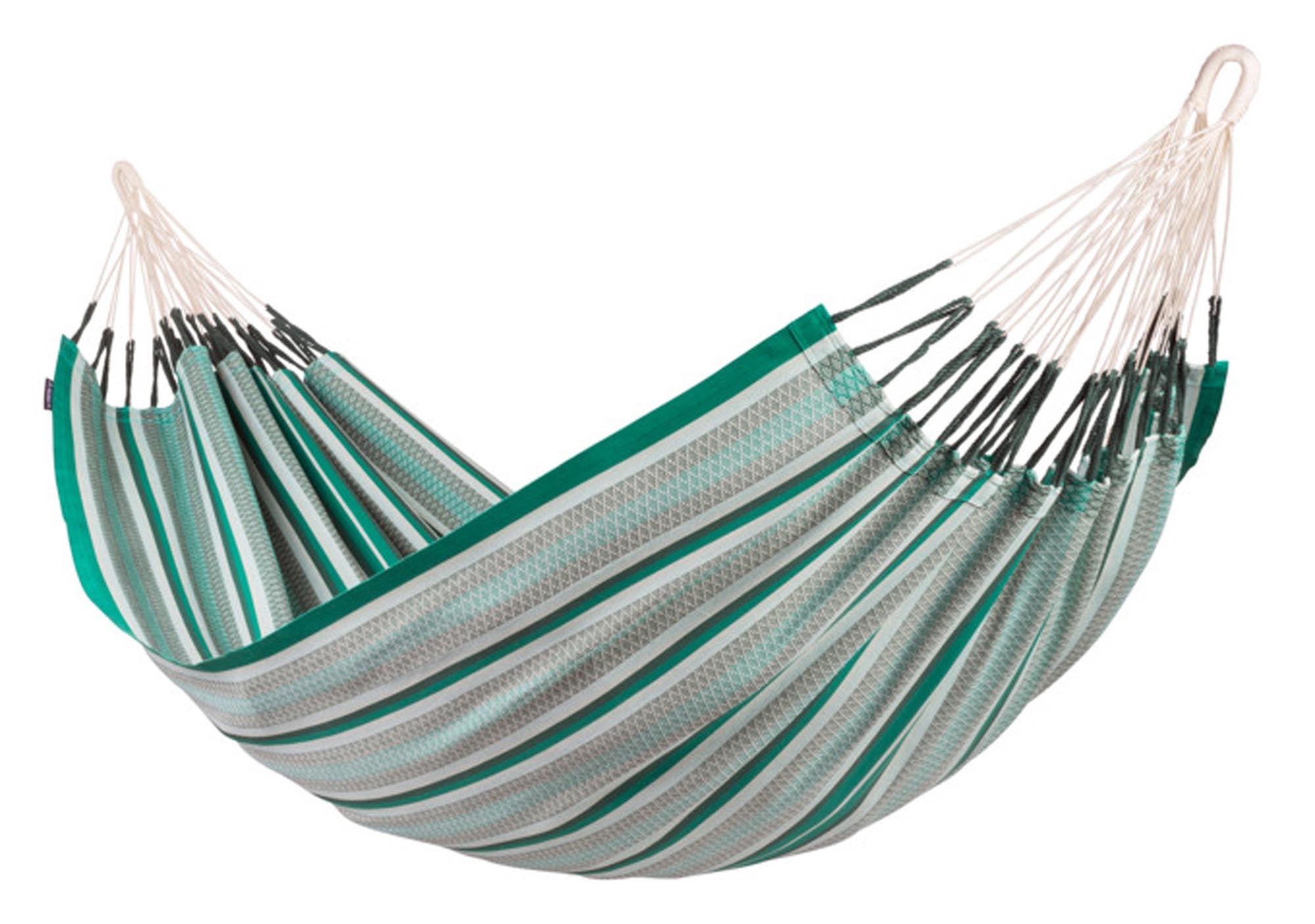 Entspannen Sie stilvoll mit der LA SIESTA Hängematte Modesta (160x350 cm). Hochwertige Baumwolle, großzügige Liegefläche und einfache Aufhängung für perfekten Komfort.