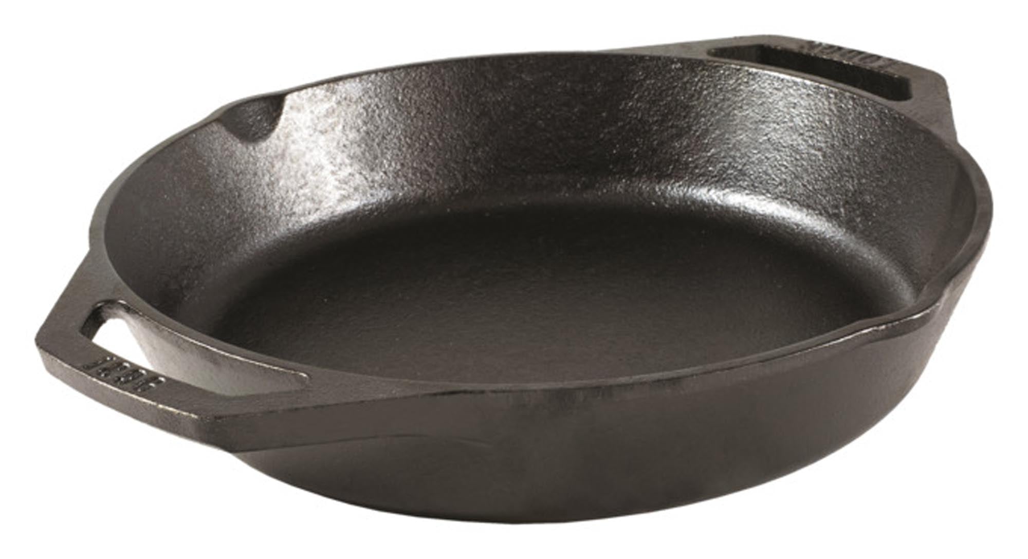 Entdecken Sie die LODGE Gusseisenpfanne (ø 26 cm) – ideal zum Grillen, Braten und Backen. Perfekte Wärmeverteilung und natürliche Antihaftbeschichtung!