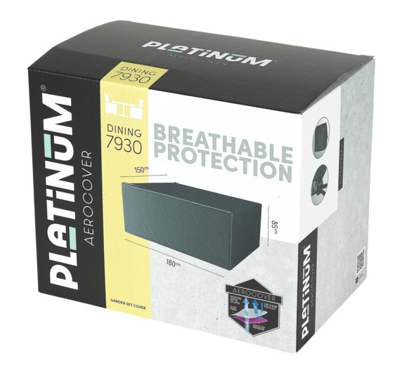 PLATINUM AEROCOVER Schutzhülle Sitzgruppe 300x150x85 cm in präsentiert im Onlineshop von KAQTU Design AG. Gartenmöbelabdeckung ist von PLATINUM AEROCOVER