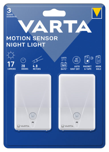 VARTA LED-Nachtlicht Motion Sensor Night Light 17 lm 2Stk. in präsentiert im Onlineshop von KAQTU Design AG. Objekte Kids ist von VARTA