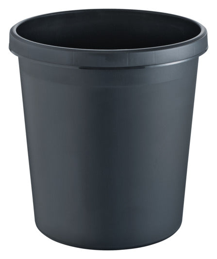 Papierkorb 30 l schwarz in präsentiert im Onlineshop von KAQTU Design AG. Papierkorb ist von E + h