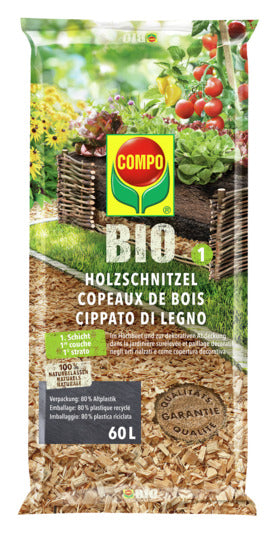 COMPO Holzschnitzel 60 l in präsentiert im Onlineshop von KAQTU Design AG. Gartenpflege ist von COMPO