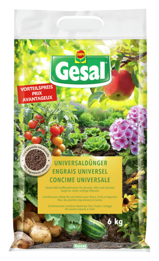 GESAL Universaldünger 6 kg in präsentiert im Onlineshop von KAQTU Design AG. Gartenpflege ist von GESAL