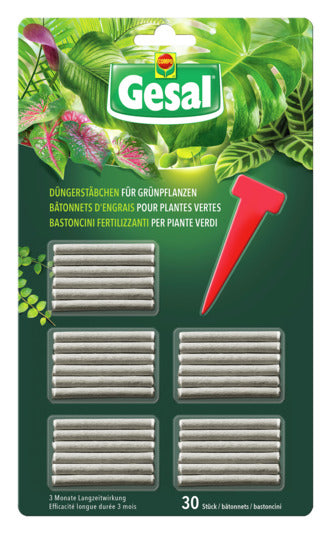 GESAL Düngerstäbchen für Grünpflanzen 30 Stück in präsentiert im Onlineshop von KAQTU Design AG. Gartenpflege ist von GESAL