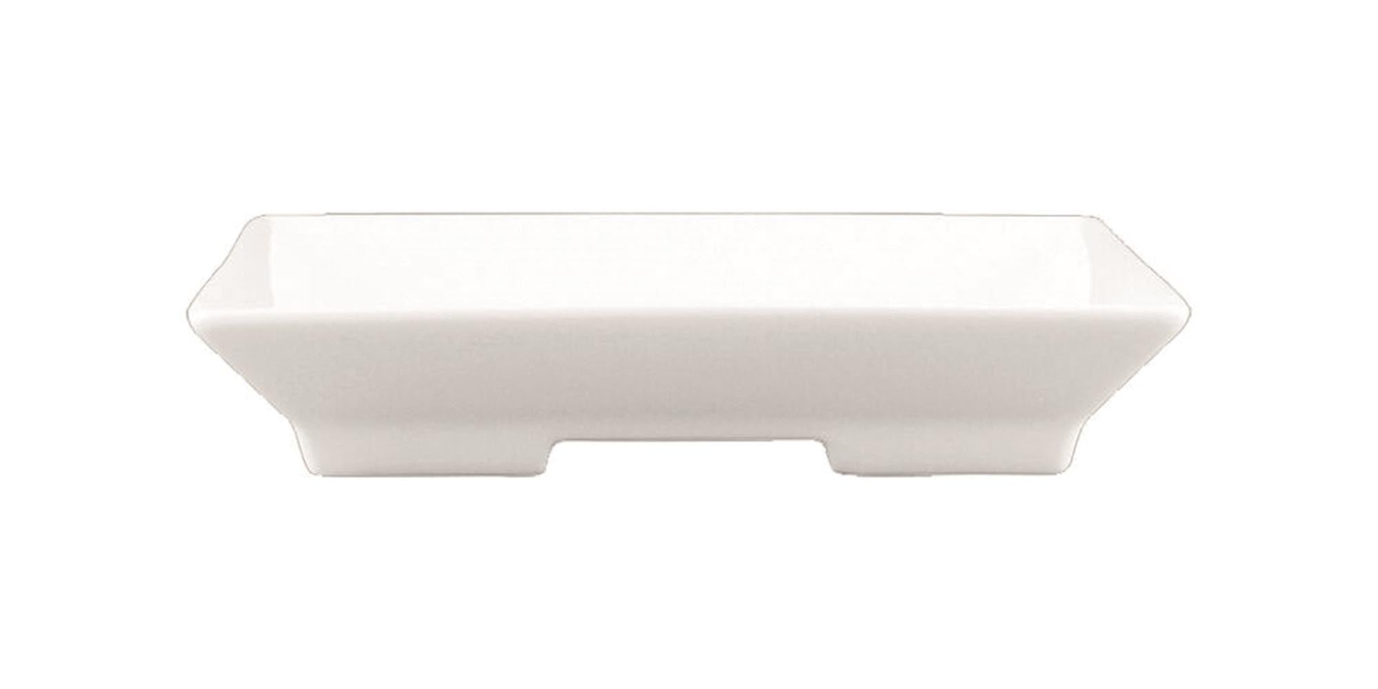 Modulo Schale flach 4 Fuss 15.6x15.6cm H2.8cm/Fuss 3.7x3.7cm in Weiss präsentiert im Onlineshop von KAQTU Design AG. Schale ist von Royale