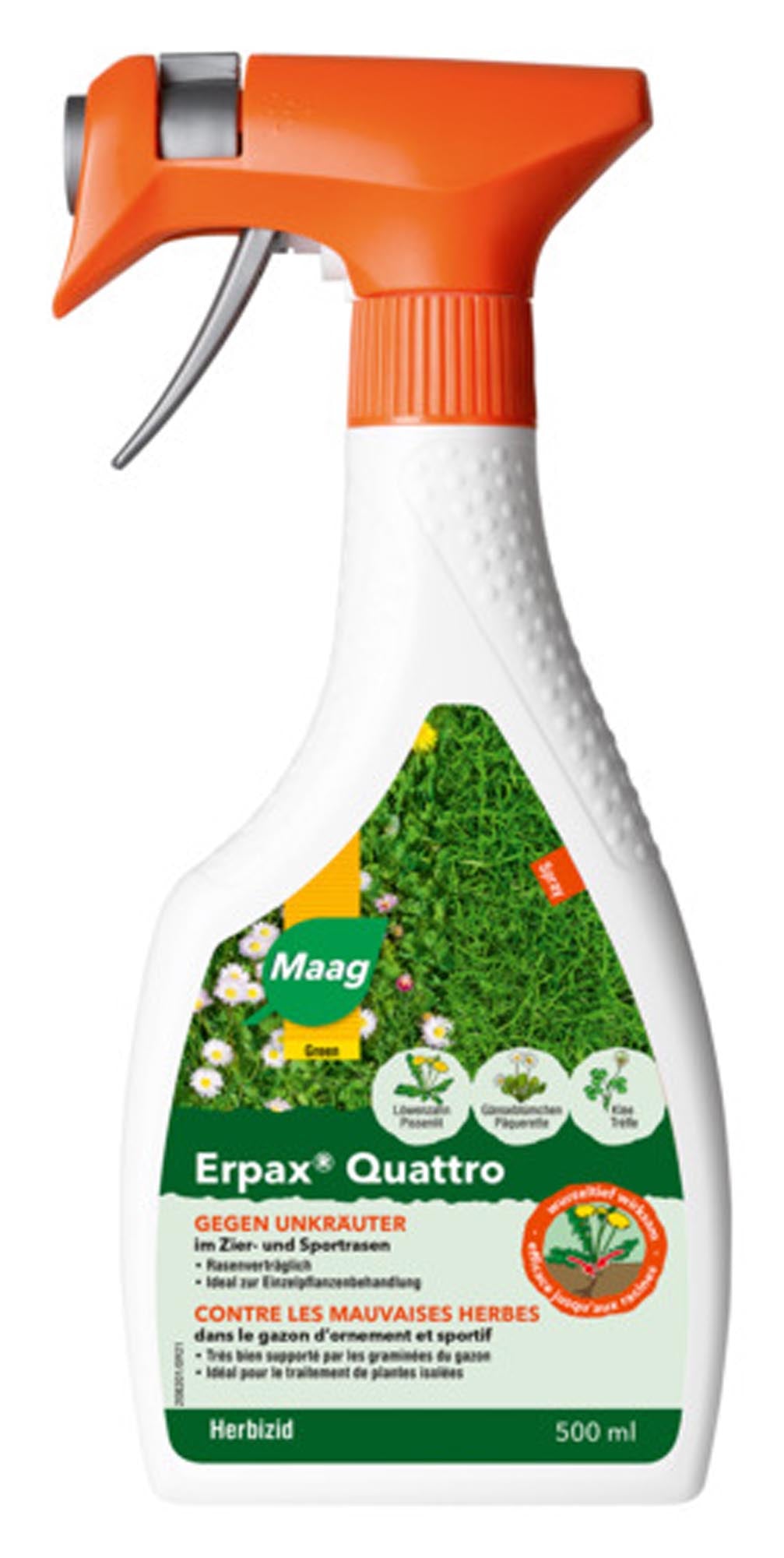 MAAG Spray Erpax Quattro gegen Unkraut 500 ml in  präsentiert im Onlineshop von KAQTU Design AG. Reinigungsmittel ist von MAAG