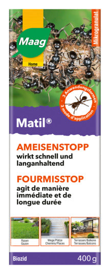 MAAG Ameisenstopp Matil 400 g in präsentiert im Onlineshop von KAQTU Design AG. Insektenabwehr ist von MAAG