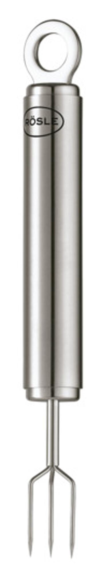 Entdecken Sie die RÖSLE Pellkartoffelgabel (17 cm) aus hochwertigem Edelstahl. Ergonomisch, langlebig und ideal für das sichere Schälen von Pellkartoffeln.