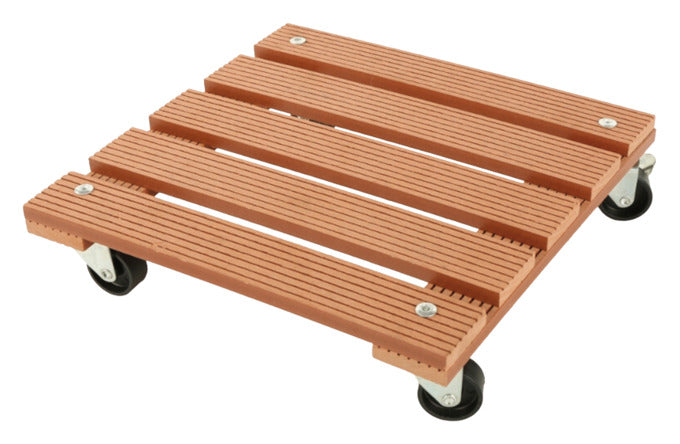 SIENA GARDEN Pflanzenroller WPC 30x30 cm anthrazit in präsentiert im Onlineshop von KAQTU Design AG. Pflanzentopfzubehör ist von SIENA GARDEN