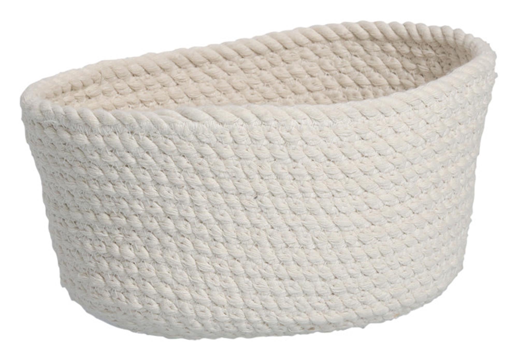 ZELLER PRESENT Aufbewahrungskorb Set 3-teilig weiss Baumwolle in präsentiert im Onlineshop von KAQTU Design AG. Aufbewahrungskorb ist von ZELLER PRESENT